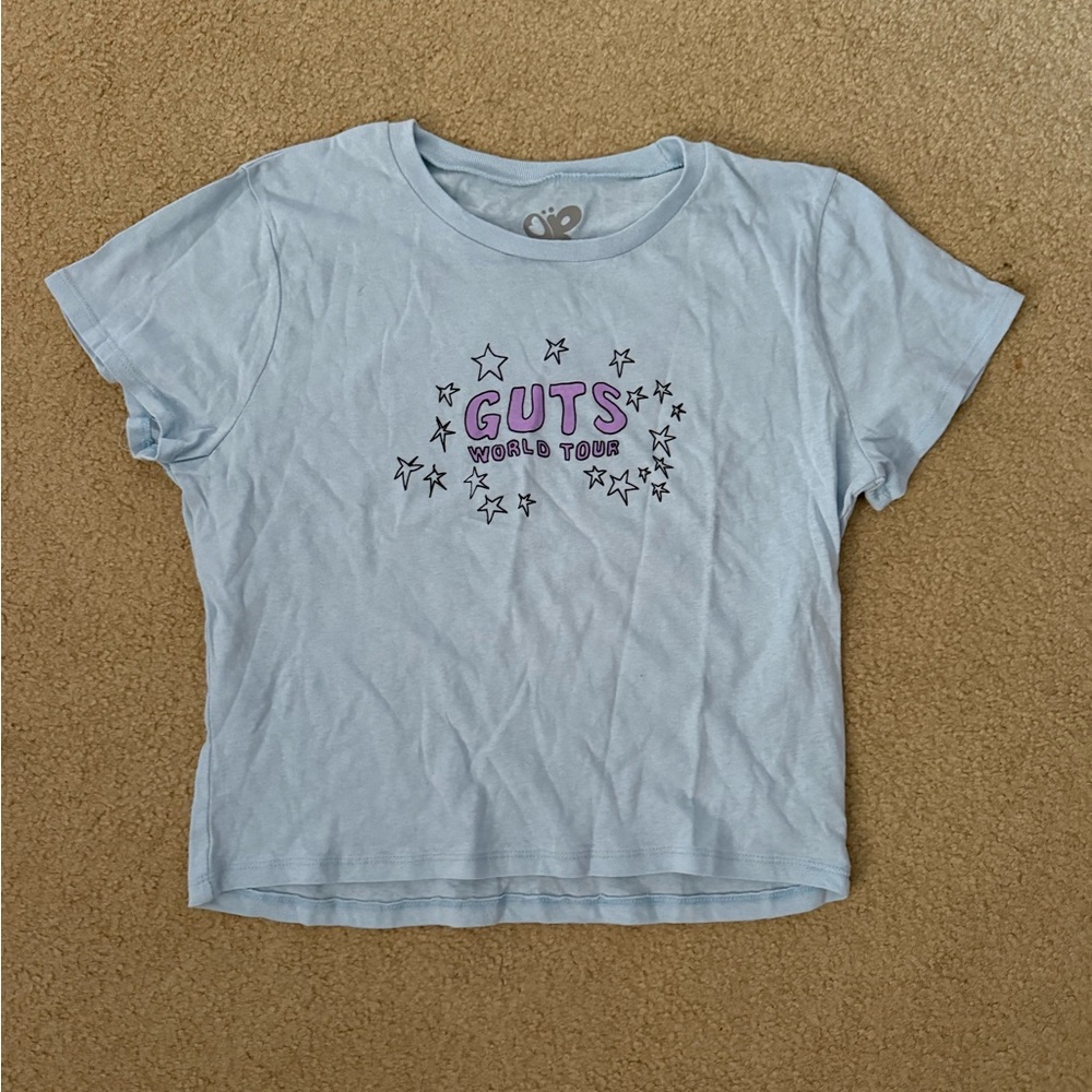 Olivia Rodrigo Light Blue Graphic Tee